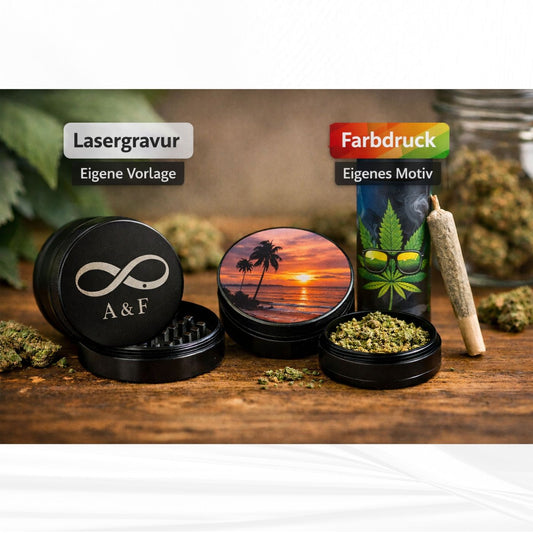 Personalisierte Kiffer Geschenke: Gravur vs. Farbdruck vs. Vorlagen – was wirkt am besten?